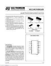 HCF4041BC1 数据规格书 1