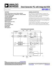 ADF4360-9 数据规格书 1