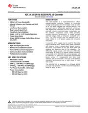 ADC14C105CISQE/NOPB 数据规格书 1