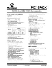 PIC16F627T-04I/P datasheet.datasheet_page 3