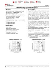 LMH6570MAX/NOPB datasheet.datasheet_page 1