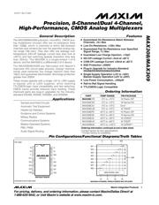 MAX309CSE 数据规格书 1