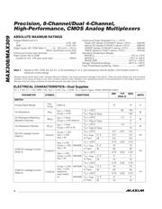 MAX308ESE 数据规格书 2