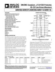 ADM213EARUZ Datenblatt PDF