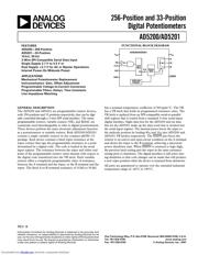 AD5200BRM50 datasheet.datasheet_page 1