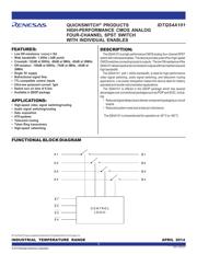 QS4A101QG8 数据规格书 1