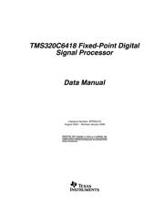 TMS320C6418 datasheet.datasheet_page 1