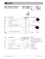 IXTY01N100 datasheet.datasheet_page 1