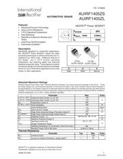 AUIRF1405ZL 数据规格书 1