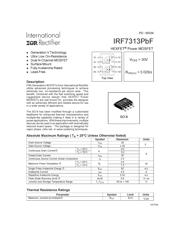 IRF7313 Datenblatt PDF