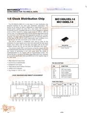 MC100LVEL14DW datasheet.datasheet_page 1