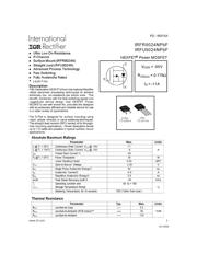 IRFU9024NPBF Datenblatt PDF