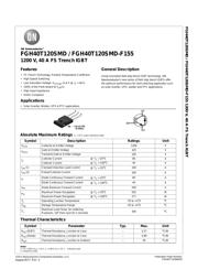 FGH40T120SMD 数据规格书 1