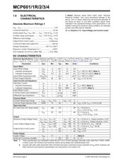 MCP601T-I/OT 数据规格书 2