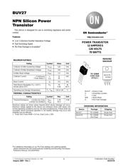 BUV27G datasheet.datasheet_page 1