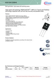 IKW15N120BH6XKSA1 datasheet.datasheet_page 1