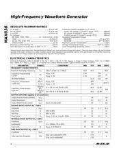 MAX038EPP datasheet.datasheet_page 2