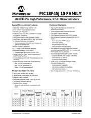 PIC18LF25J10-I/ML datasheet.datasheet_page 3