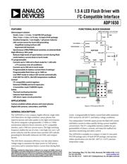 ADP1650CP-EVALZ 数据规格书 1