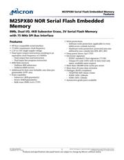 M25PX80-VMN6TP TR datasheet.datasheet_page 1