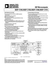 ADSP-2185LBSTZ-210 数据规格书 1