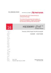 HD64F3069RF25 datasheet.datasheet_page 1