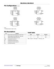 ISL43113IB 数据规格书 2