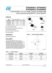 STD5N95K3 datasheet.datasheet_page 1