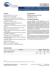 CY7C1670KV18-450BZXC datasheet.datasheet_page 1