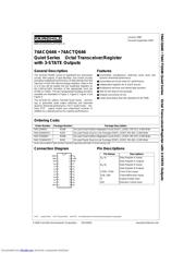 74ACTQ646 datasheet.datasheet_page 1