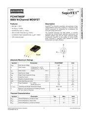 FCH47N60F datasheet.datasheet_page 1