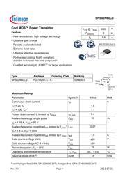 SPS02N60C3BKMA1 数据规格书 1