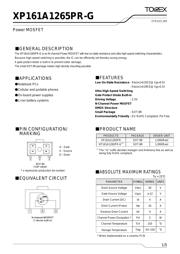 XP161A1265PR-G datasheet.datasheet_page 1