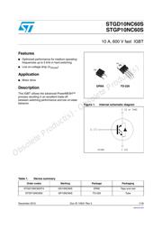 STGP10NC60S datasheet.datasheet_page 1