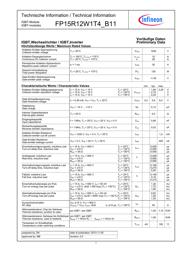 FP15R12W1T4_B11 Datenblatt PDF