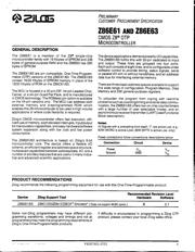 Z86E6316FSC00TR datasheet.datasheet_page 1