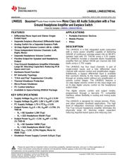LM49101TMEVAL datasheet.datasheet_page 1