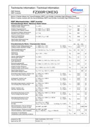 FZ300R12KE3G 数据规格书 1