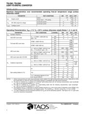TSL2581FN 数据规格书 4