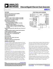 AD9574BCPZ 数据规格书 1