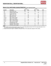 IS62WV25616BLL-55BI-TR datasheet.datasheet_page 6