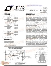 LT1001 datasheet.datasheet_page 1