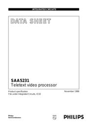 SAA5231 datasheet.datasheet_page 1