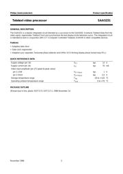 SAA5231 datasheet.datasheet_page 2