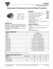 SFH601-3 Datenblatt PDF