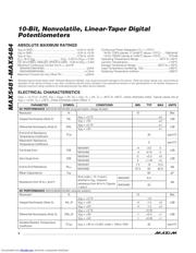 MAX5484ETE-T 数据规格书 2