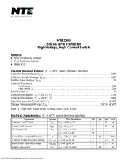 NTE2308 datasheet.datasheet_page 1