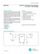 MAX15103EWL+ 数据规格书 1
