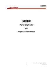 ISD3800FYI datasheet.datasheet_page 1