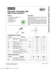 FQA11N90 Datenblatt PDF